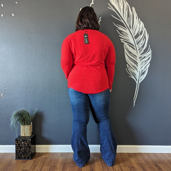 Incerun Red Top - Picture 3 of 7